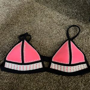 Pink Triangl swim top